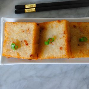 Pan Fried Radish Cake